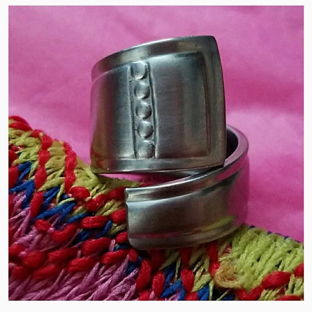 Cambridge vintage spoon bypass ring stainless